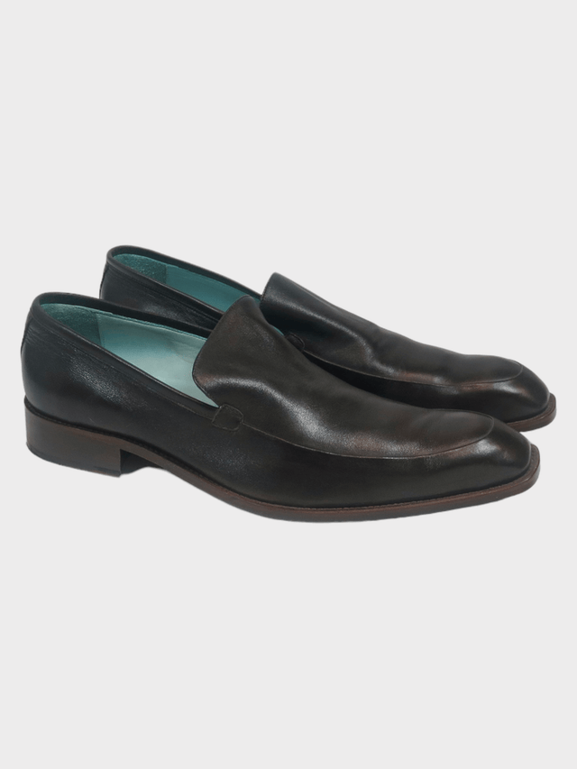 Dark Brown Leather Loafer