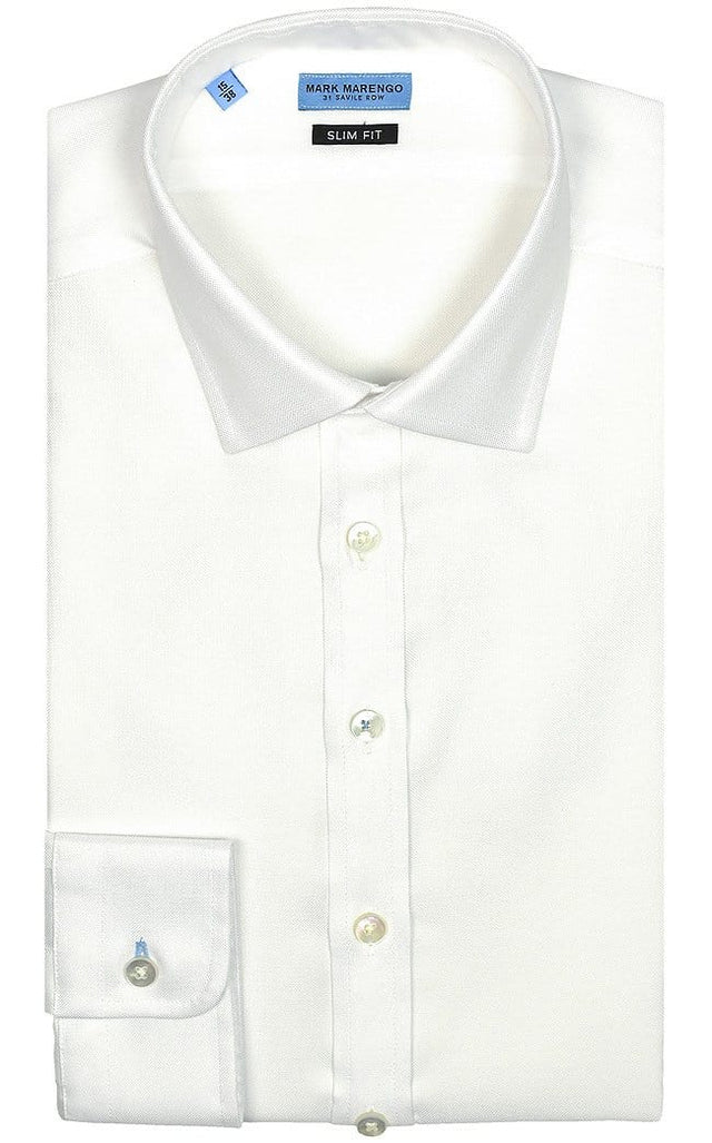 Slim Fit White Oxford Shirt