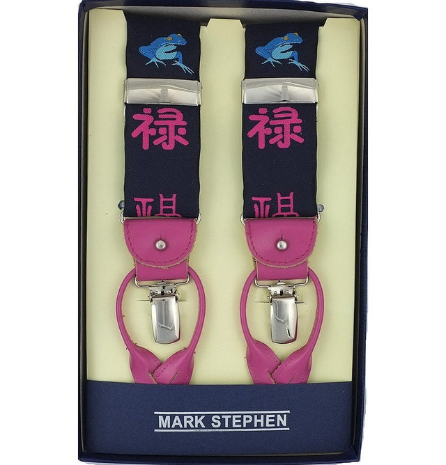 Viel Glück, Marineblaue Hosenträger 