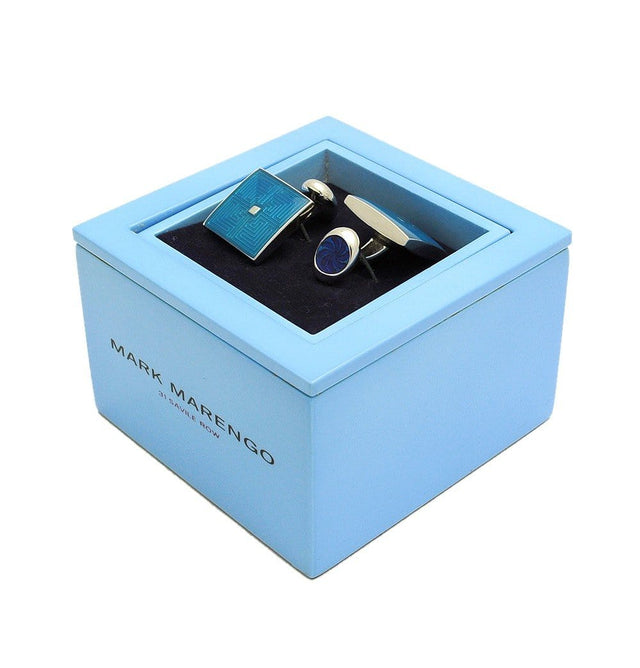 Maze Turquoise Cufflinks - Mark marengo