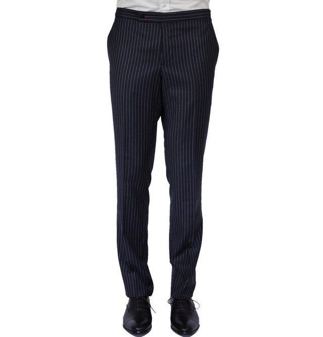 Navy Pinstripe Suit - Mark marengo