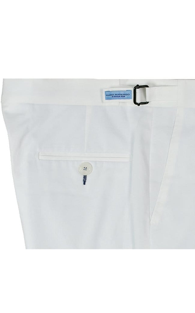 White Drill Shorts